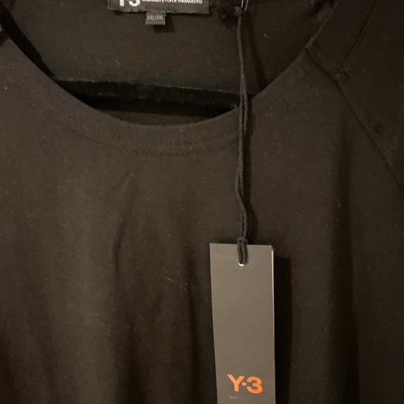 Y3 Yohji Yamamato - black tee with zipper pouch - Picture 4 of 6